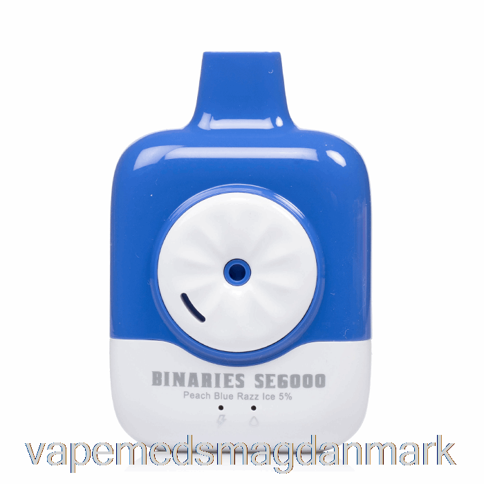 Vape Uden Nikotin Horizon Binære Se6000 Engangs Fersken Blå Razz Ice